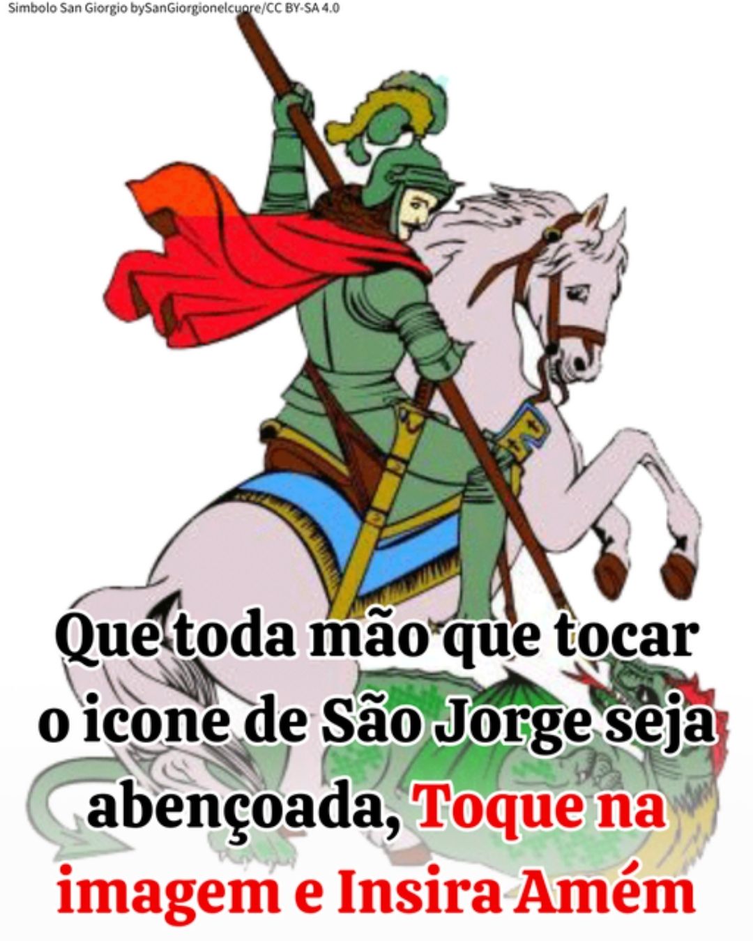 A Bênção de São Jorge: Toque na Imagem e Receba a Proteção do Santo Guerreiro