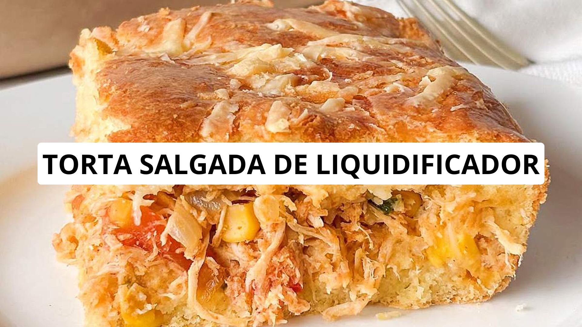 Torta salgada de liquidificador