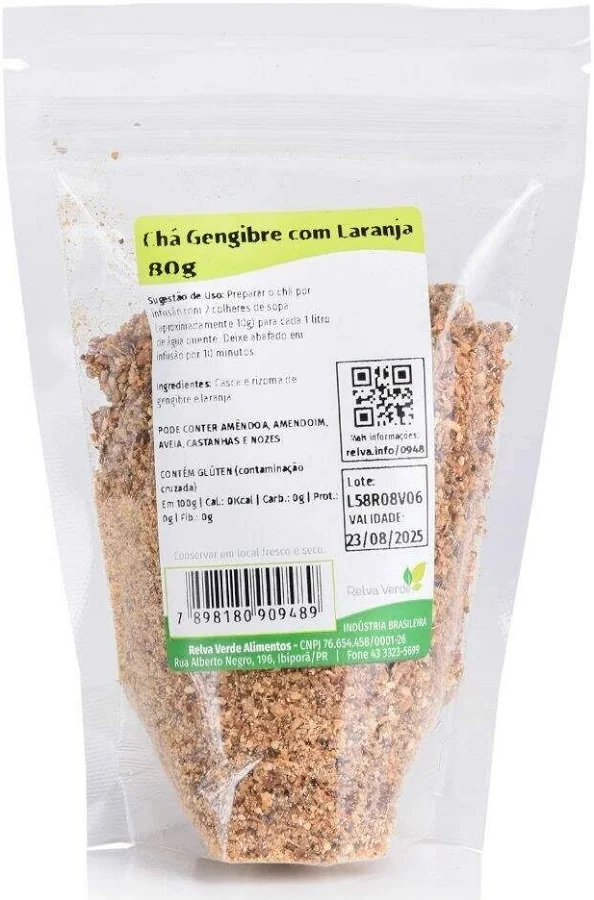 Chá de Gengibre com Laranja