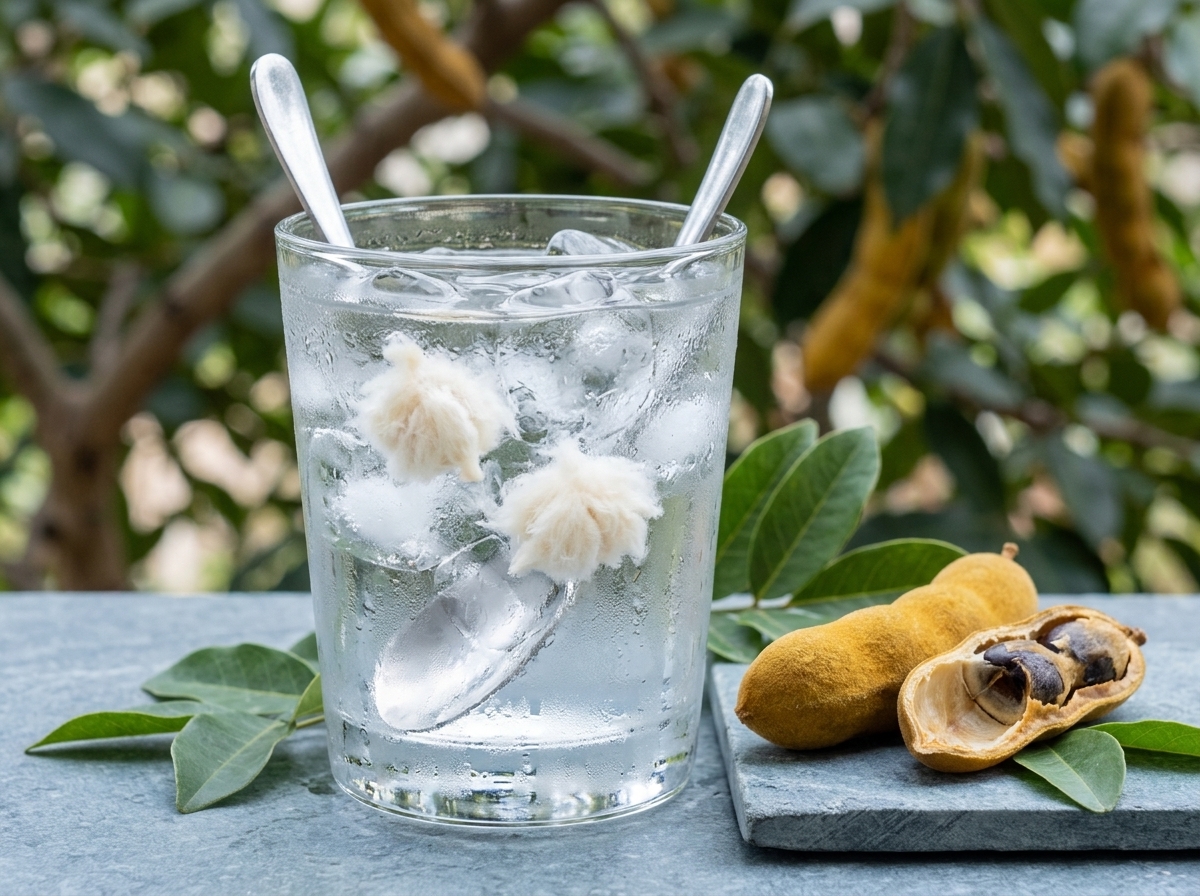 Água detox de ingá