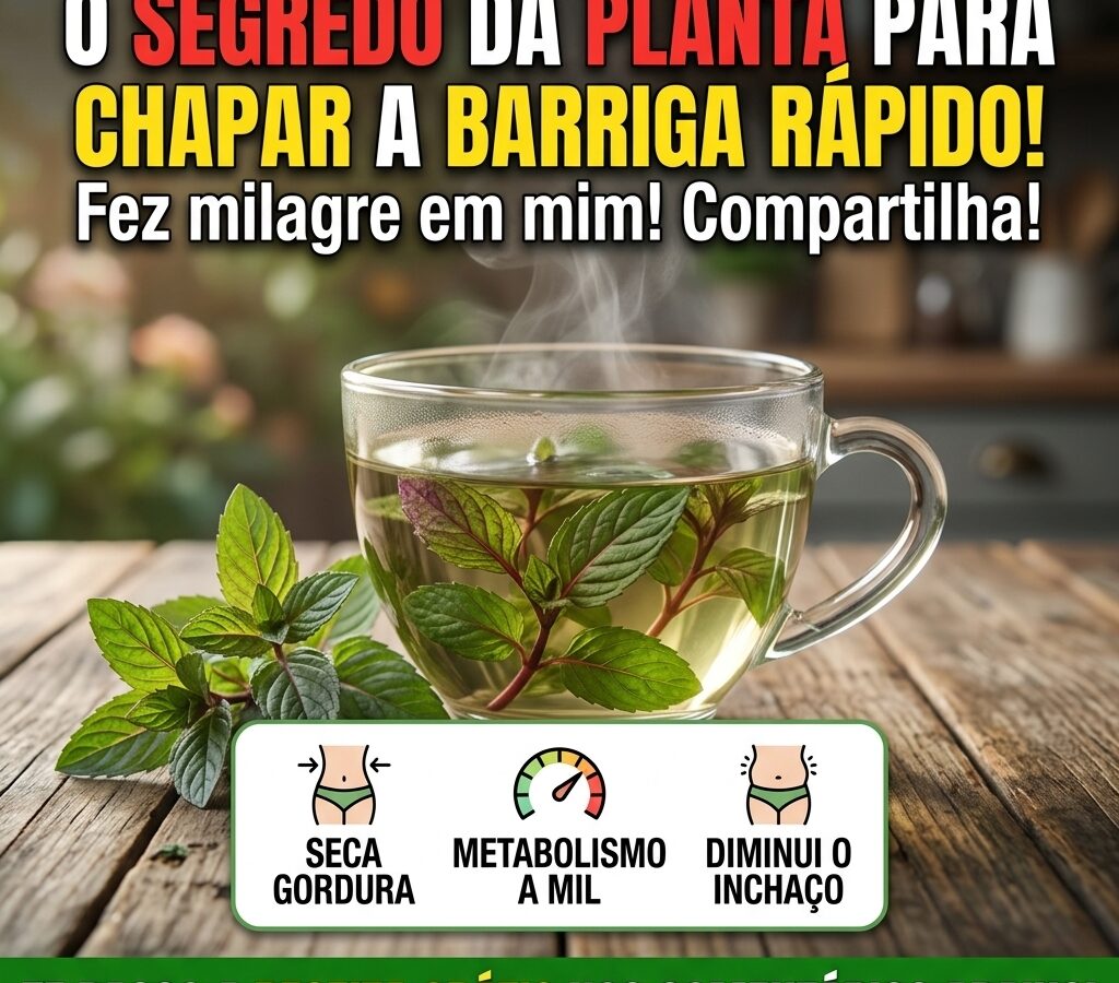 Receita com Hortelã: desincha e alivia gases de forma natural