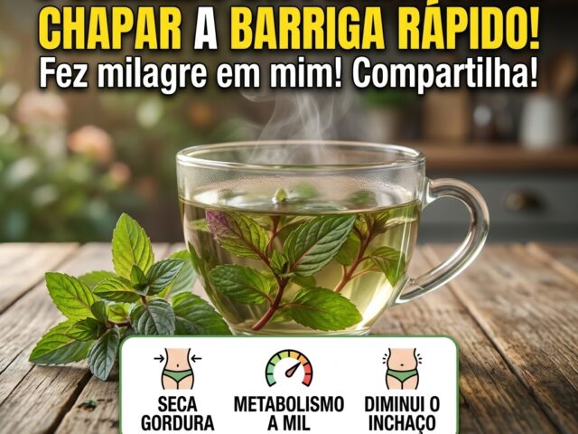 Receita com Hortelã: desincha e alivia gases de forma natural