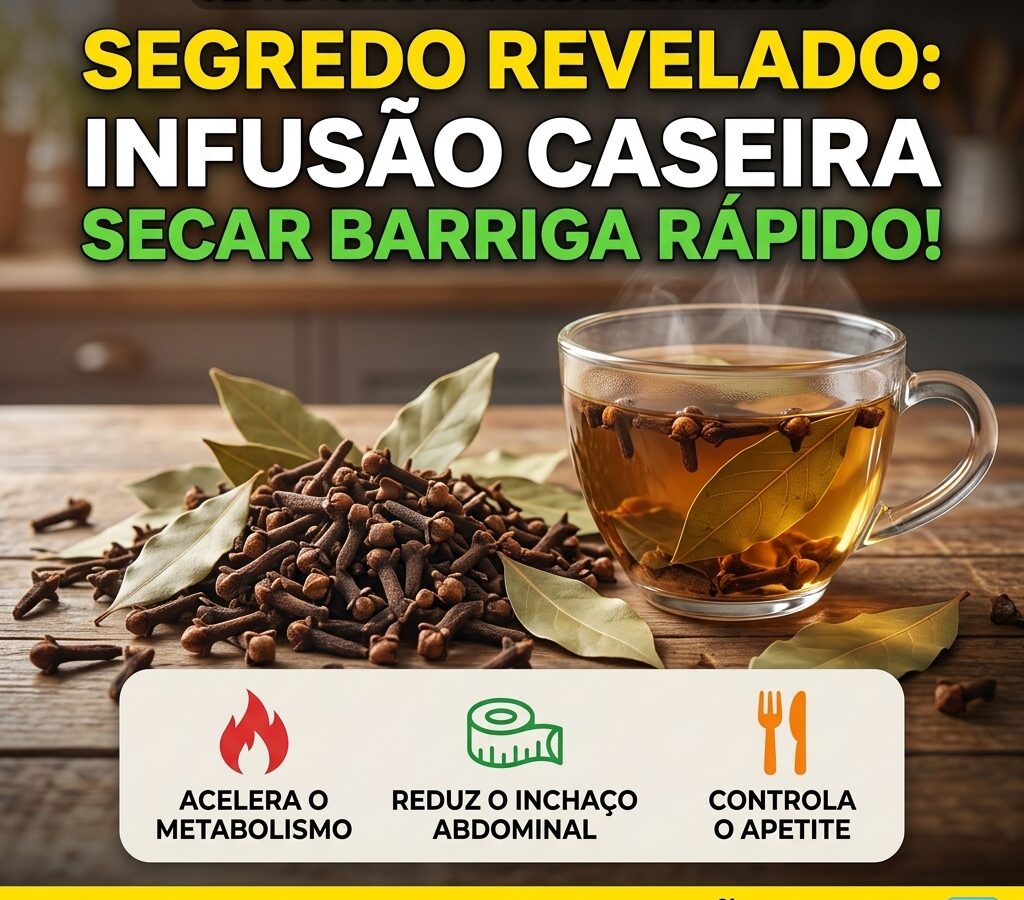 Chá de Louro com Cravo: aliado natural para auxiliar na redução da gordura localizada nas costas e dobra do sutiã